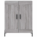Credenza Grigio Sonoma 69,5x34x180 cm in Legno truciolato