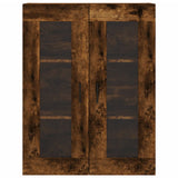 Credenza Rovere Fumo 69,5x34x180 cm in Legno truciolato