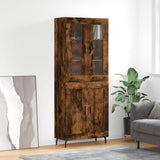 Credenza Rovere Fumo 69,5x34x180 cm in Legno truciolato