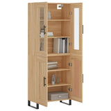 Credenza Rovere Sonoma 69,5x34x180 cm in Legno truciolato