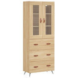 Credenza Rovere Sonoma 69,5x34x180 cm in Legno truciolato