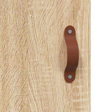 Credenza Rovere Sonoma 69,5x34x180 cm in Legno truciolato