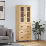 Credenza Rovere Sonoma 69,5x34x180 cm in Legno truciolato