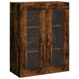 Credenza Rovere Fumo 69,5x34x180 cm in Legno truciolato