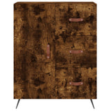 Credenza Rovere Fumo 69,5x34x180 cm in Legno truciolato