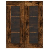 Credenza Rovere Fumo 69,5x34x180 cm in Legno truciolato