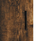 Credenza Rovere Fumo 69,5x34x180 cm in Legno truciolato