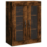 Credenza Rovere Fumo 69,5x34x180 cm in Legno truciolato