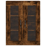 Credenza Rovere Fumo 69,5x34x180 cm in Legno truciolato