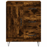 Credenza Rovere Fumo 69,5x34x180 cm in Legno truciolato