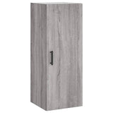 Credenza Grigio Sonoma 34,5x34x180 cm in Legno truciolato