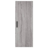 Credenza Grigio Sonoma 34,5x34x180 cm in Legno truciolato