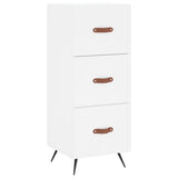 Credenza Bianca 34,5x34x180 cm in Legno truciolato