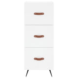 Credenza Bianca 34,5x34x180 cm in Legno truciolato