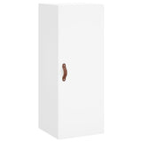 Credenza Bianca 34,5x34x180 cm in Legno truciolato