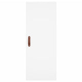 Credenza Bianca 34,5x34x180 cm in Legno truciolato