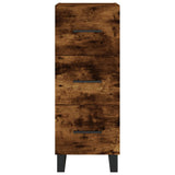 Credenza Rovere Fumo 34,5x34x180 cm in Legno truciolato
