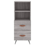 Credenza Grigio Sonoma 34,5x34x180 cm in Legno truciolato