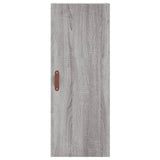 Credenza Grigio Sonoma 34,5x34x180 cm in Legno truciolato