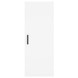 Credenza Bianca 34,5x34x180 cm in Legno truciolato