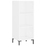 Credenza Bianca 34,5x34x180 cm in Legno truciolato