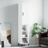 Credenza Bianca 34,5x34x180 cm in Legno truciolato