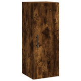 Credenza Rovere Fumo 34,5x34x180 cm in Legno truciolato