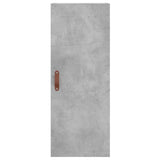 Credenza Grigio Cemento 34,5x34x180 cm in Legno truciolato
