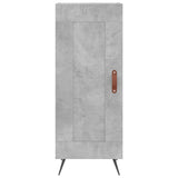 Credenza Grigio Cemento 34,5x34x180 cm in Legno truciolato