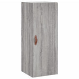 Credenza Grigio Sonoma 34,5x34x180 cm in Legno truciolato