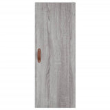 Credenza Grigio Sonoma 34,5x34x180 cm in Legno truciolato
