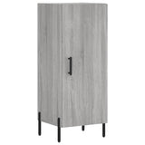 Credenza Grigio Sonoma 34,5x34x180 cm in Legno truciolato