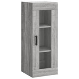 Credenza Grigio Sonoma 34,5x34x180 cm in Legno truciolato