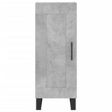 Credenza Grigio Cemento 34,5x34x180 cm in Legno truciolato