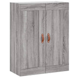 Credenza Grigio Sonoma 69,5x34x180 cm in Legno truciolato