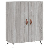 Credenza Grigio Sonoma 69,5x34x180 cm in Legno truciolato