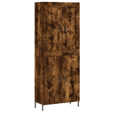 Credenza Rovere Fumo 69,5x34x180 cm in Legno truciolato