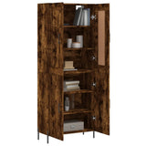 Credenza Rovere Fumo 69,5x34x180 cm in Legno truciolato