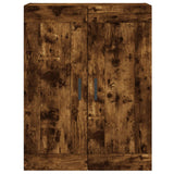 Credenza Rovere Fumo 69,5x34x180 cm in Legno truciolato