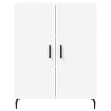 Credenza Bianca 69,5x34x180 cm in Legno truciolato