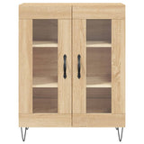 Credenza Rovere Sonoma 69,5x34x180 cm in Legno truciolato