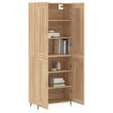Credenza Rovere Sonoma 69,5x34x180 cm in Legno truciolato
