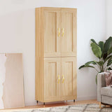 Credenza Rovere Sonoma 69,5x34x180 cm in Legno truciolato