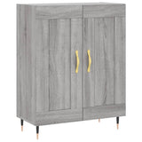 Credenza Grigio Sonoma 69,5x34x180 cm in Legno truciolato