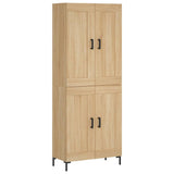 Credenza Rovere Sonoma 69,5x34x180 cm in Legno truciolato