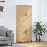 Credenza Rovere Sonoma 69,5x34x180 cm in Legno truciolato