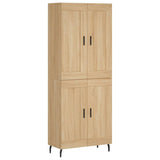 Credenza Rovere Sonoma 69,5x34x180 cm in Legno truciolato