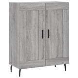 Credenza Grigio Sonoma 69,5x34x180 cm in Legno truciolato