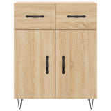 Credenza Rovere Sonoma 69,5x34x180 cm in Legno truciolato