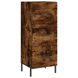Credenza Rovere Fumo 34,5x34x180 cm in Legno truciolato
